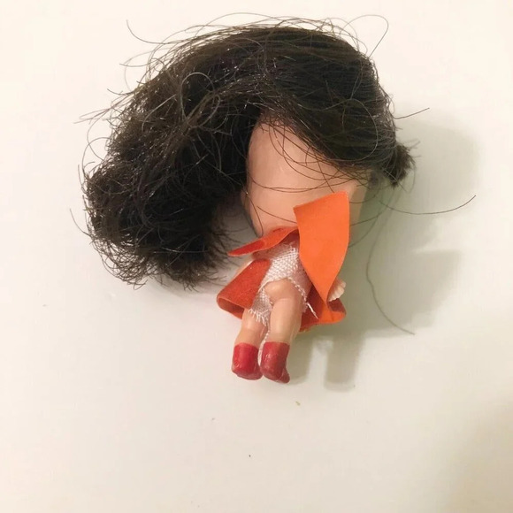 Vtg 1970s Wee Wuvables Necklace Doll Liddle Kiddles Clone Missing Chain - Picture 6 of 11